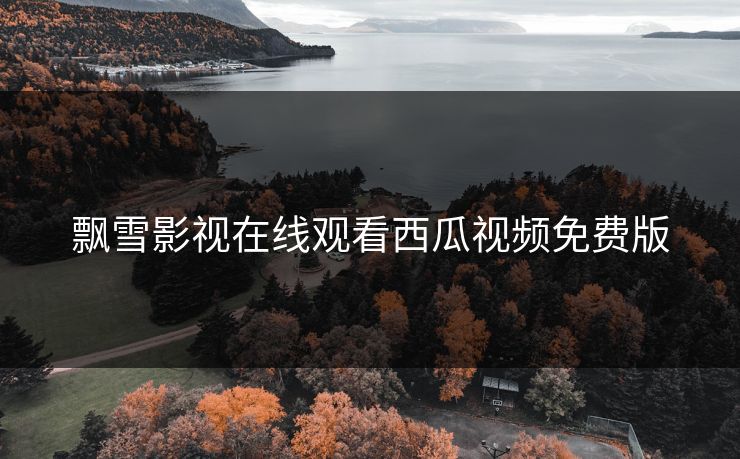 飘雪影视在线观看西瓜视频免费版 飘雪影视在线观看西瓜视频免费版