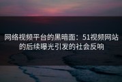 网络视频平台的黑暗面：51视频网站的后续曝光引发的社会反响